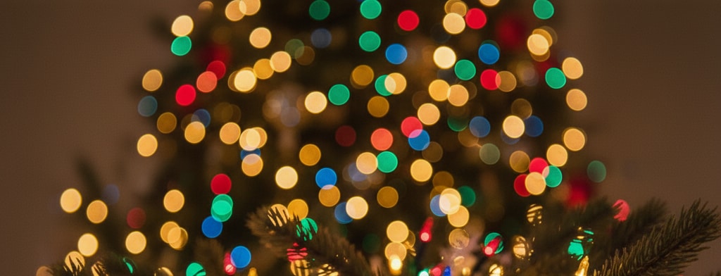 bokeh christmas lights Birmingham